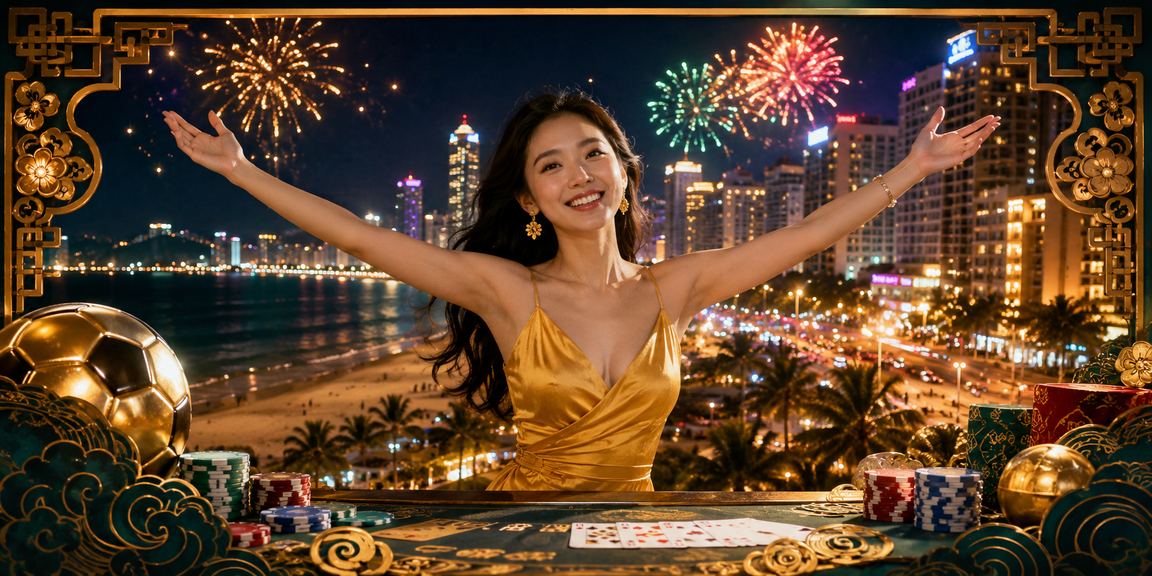 Trò chơi bài tại lễ hội biển Nha Trang với không khí nhộn nhịp về đêm