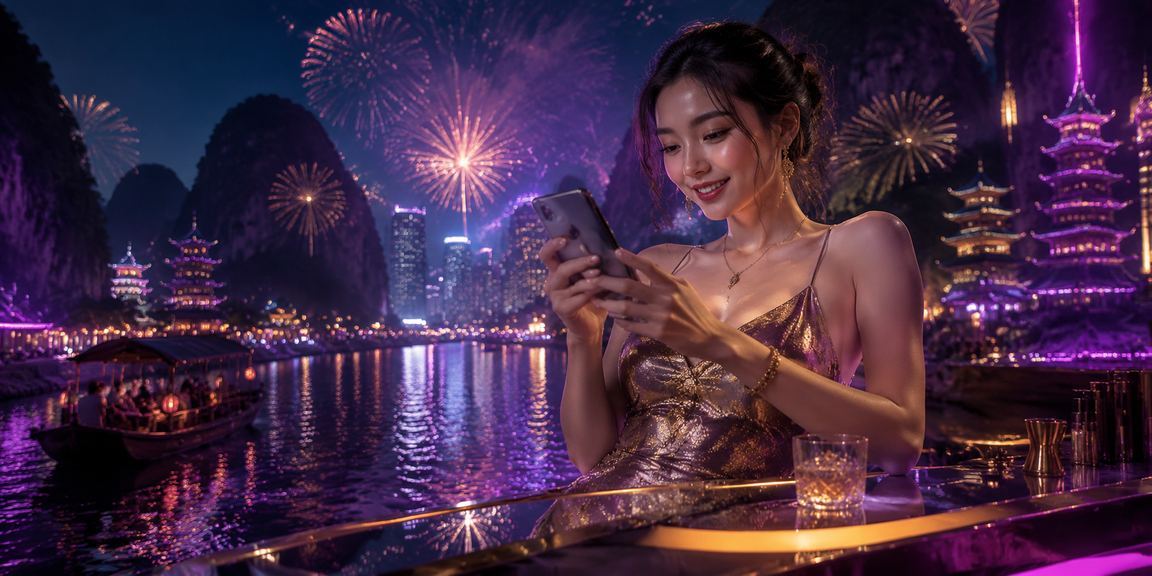 Hình ảnh cá cược baccarat tại Sài Gòn với ánh đèn neon đặc trưng